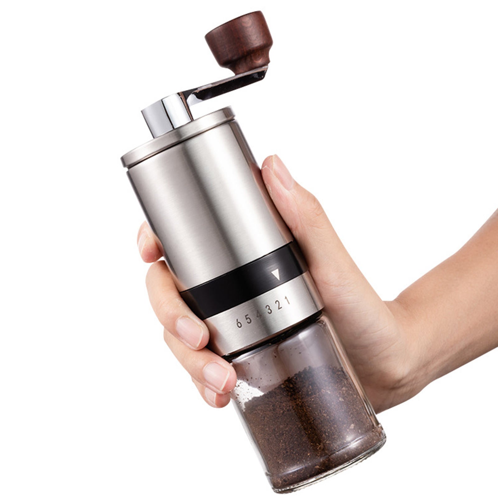 Manual coffee grinder made of stainless steel hand crank grinder coffee bean
