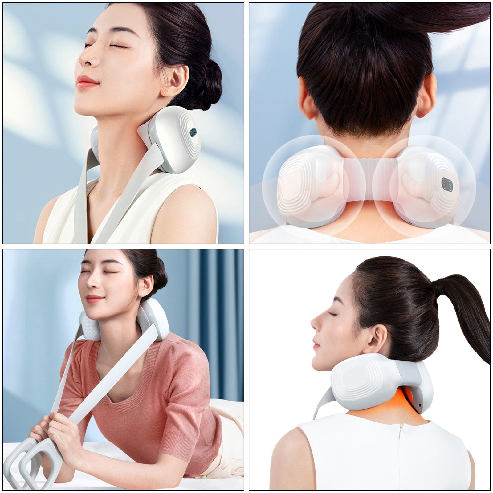 Electric Neck Massager Neck Shoulder Relax Massage for Home Office Car