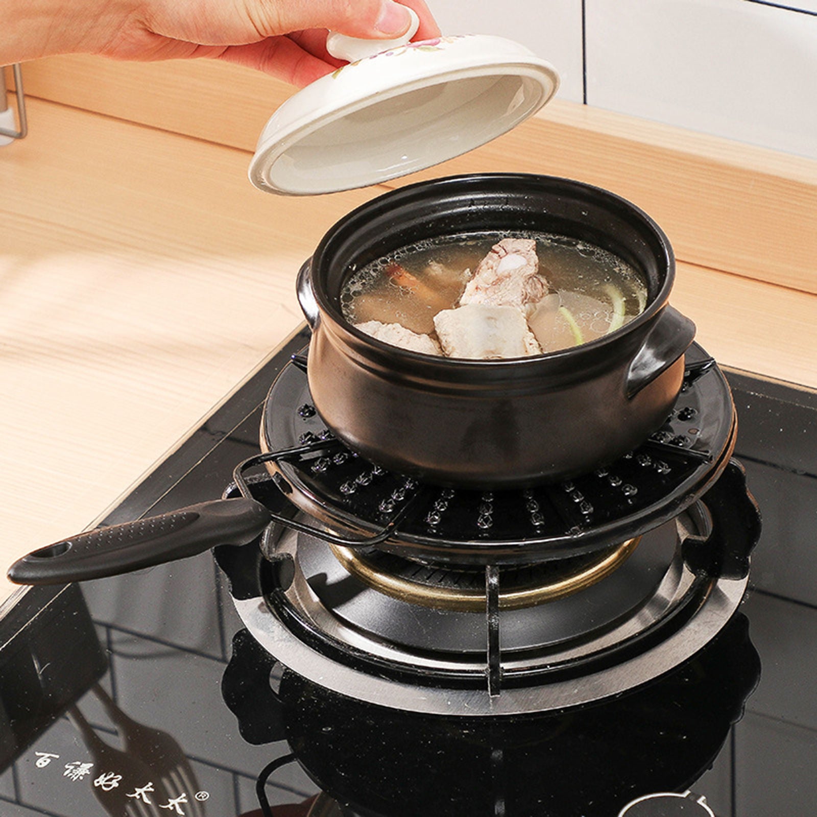 Heat Conduction Plate Frozen Food Thaw Tray Gas Stove Kitchen Pot Protection