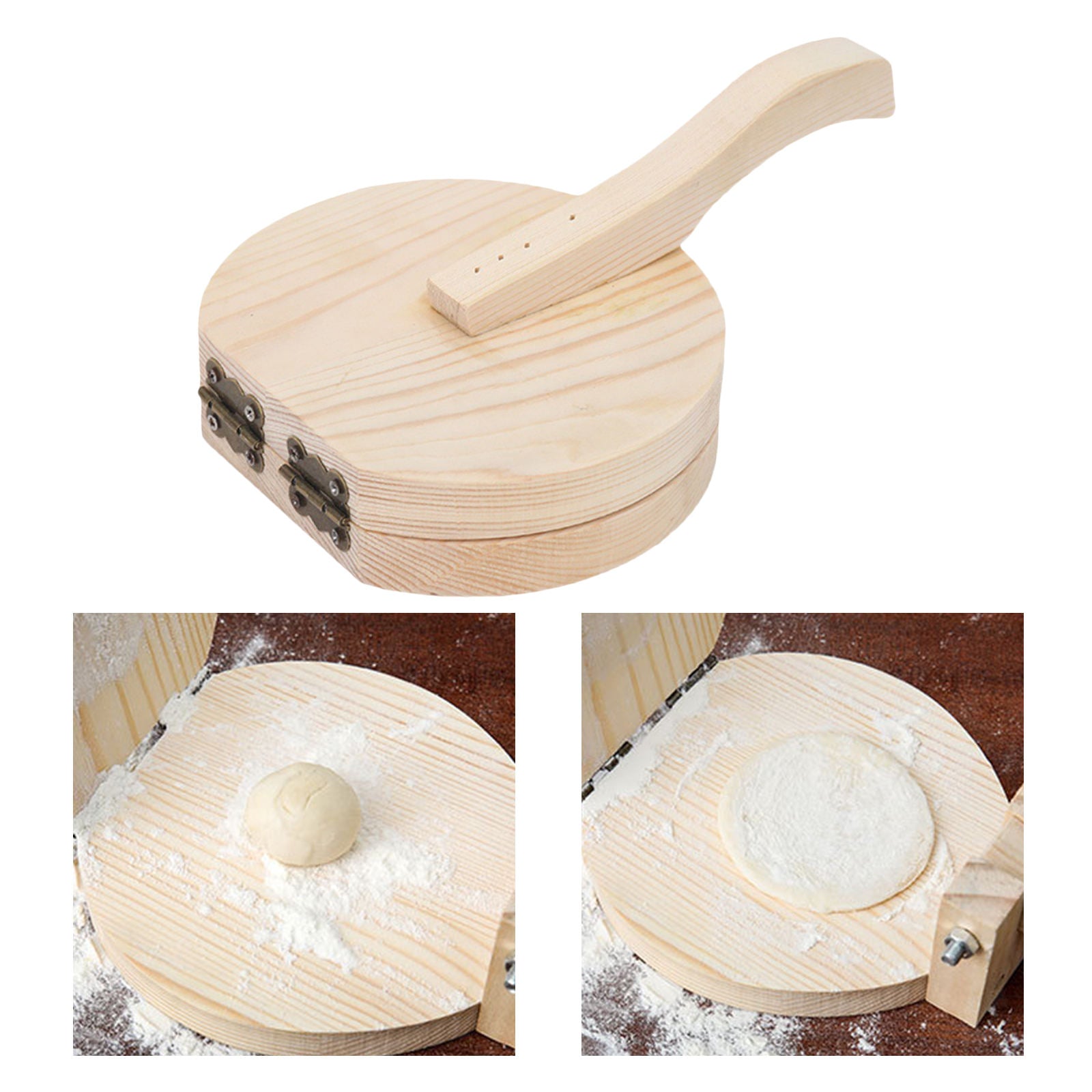 Wooden Pasta Pressing Corn Pancake Dumpling Wrappers Biscuit Pie Gyoza Pizza