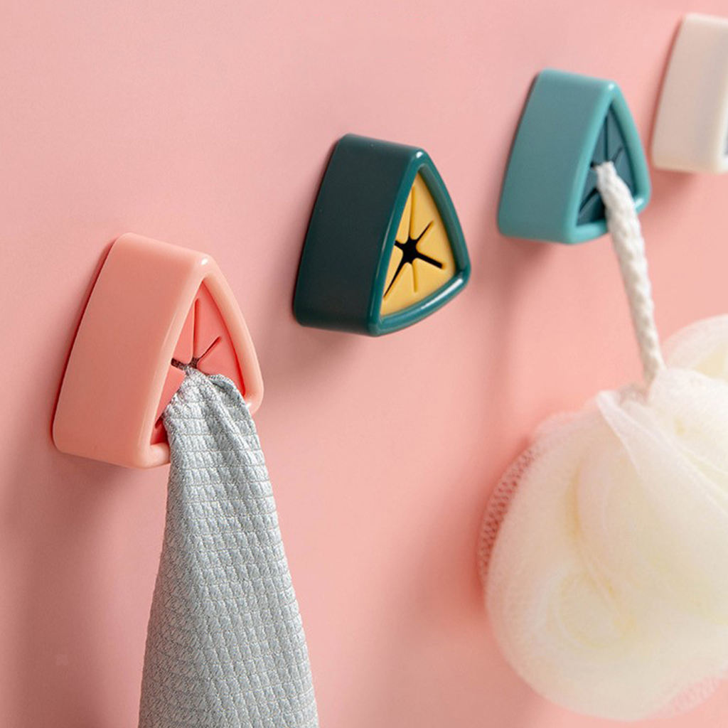 Kitchen Towel Hooks Rag Organizer Punch Free Tea Towel Holder for Household