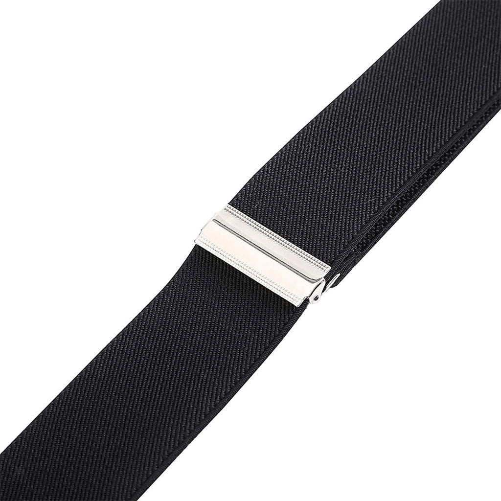 Mens Button End Suspenders Y-Back Adjustable Elastic Trousers Clothing