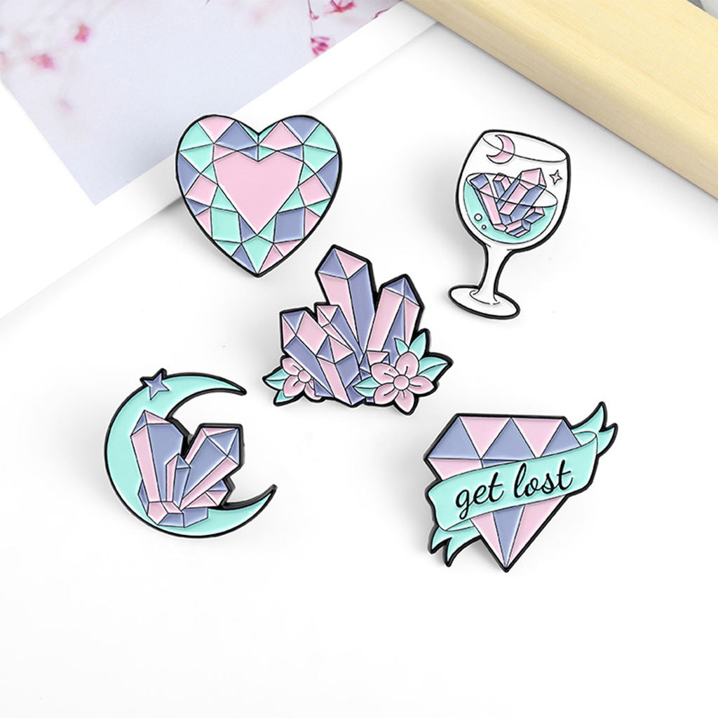 5pcs Fashion Brooch Pins Clips Women Party Charms Jewelry Accessory Present