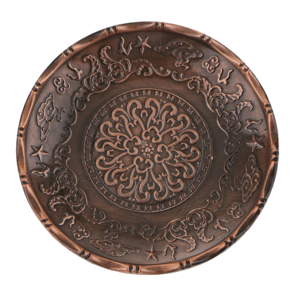 Round~Alloy Teacup Coaster Coffee Cup Mat for Kung Fu Tea Fittings Red Copper