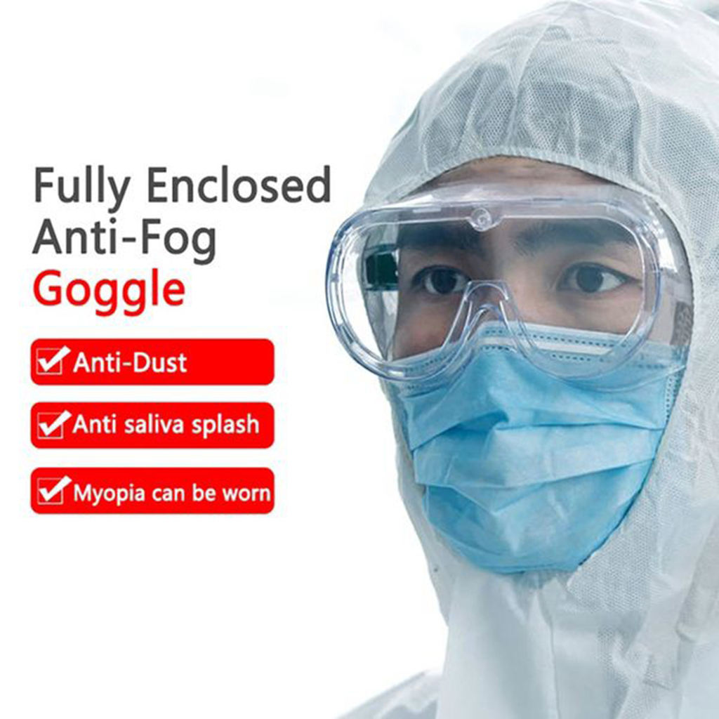 Plastic Anti Dust Glasses Eye Shield Goggles Outdoor Ski Cycling Snowboard
