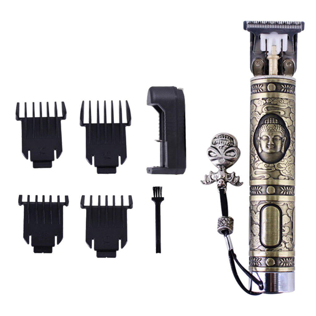 Professional Men Hair Clipper Kid's Barber Shaving Clipper Self-Cut Copper