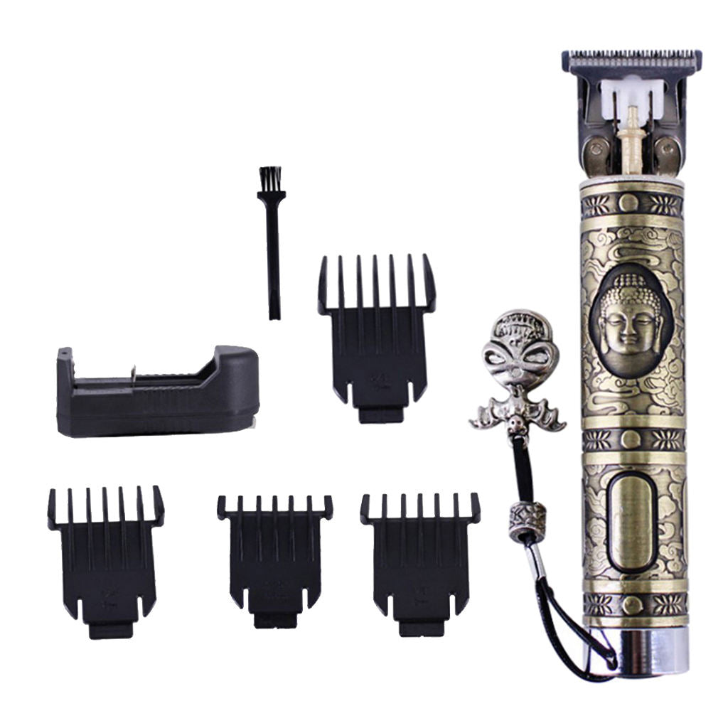 Professional Men Hair Clipper Kid's Barber Shaving Clipper Self-Cut Copper