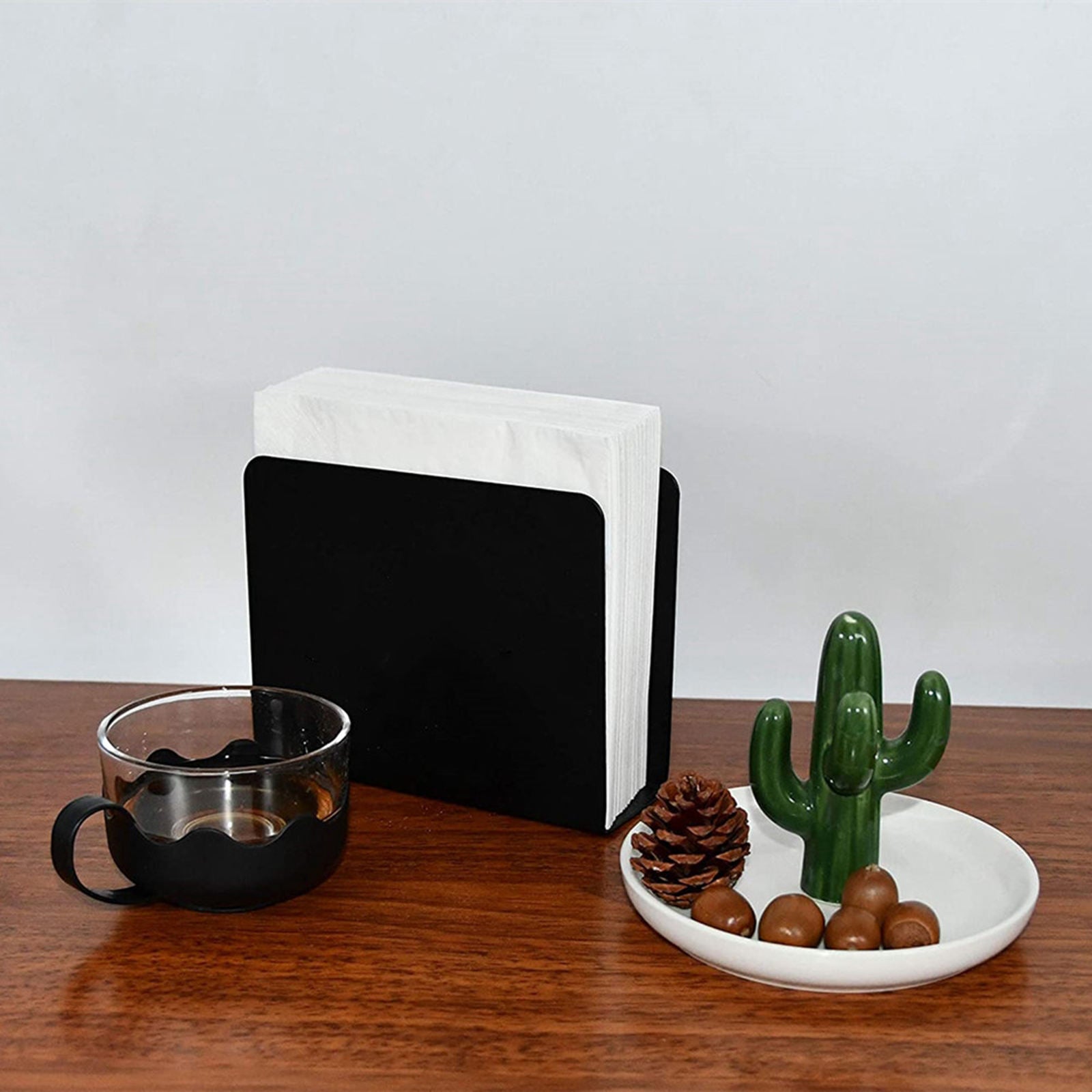 Cocktail Napkin Holder Dispenser Organizer Decor Napkin Serviette Holder