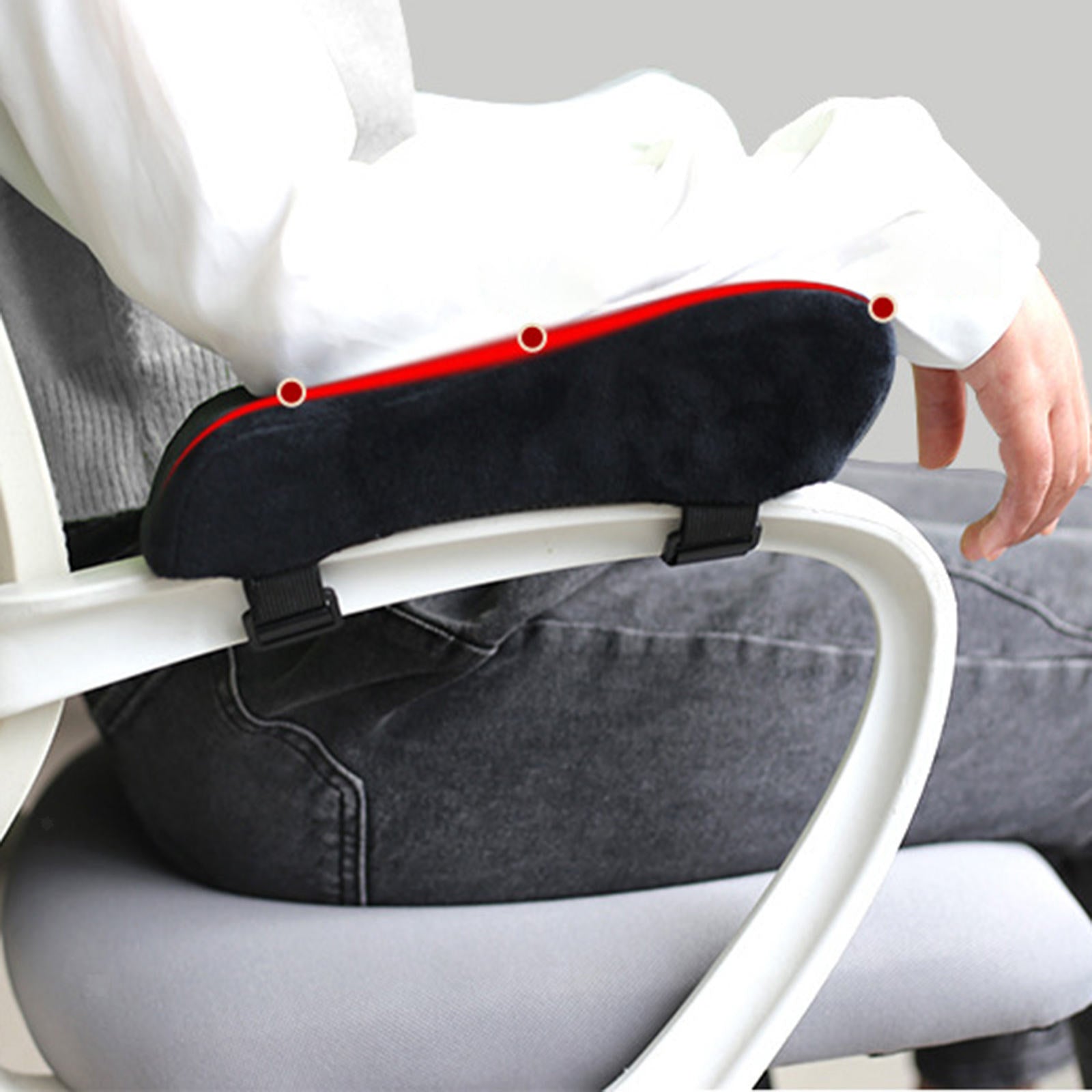 Comfortable Office Chair Armrest Pad Memory Cotton Soft Elbow Pillow
