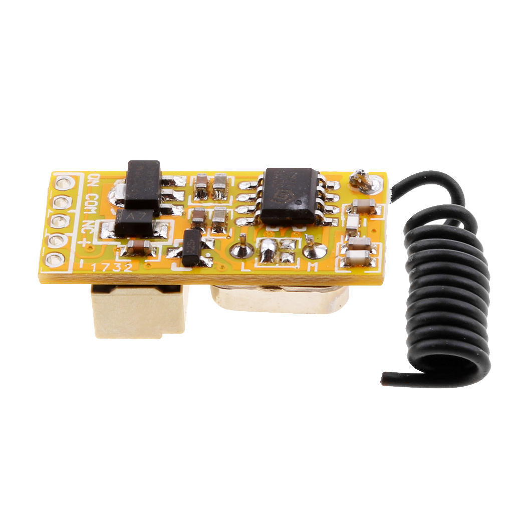 433MHz 1CH LED Light Wireless RF Relay Remote Control Switch Receiver Module