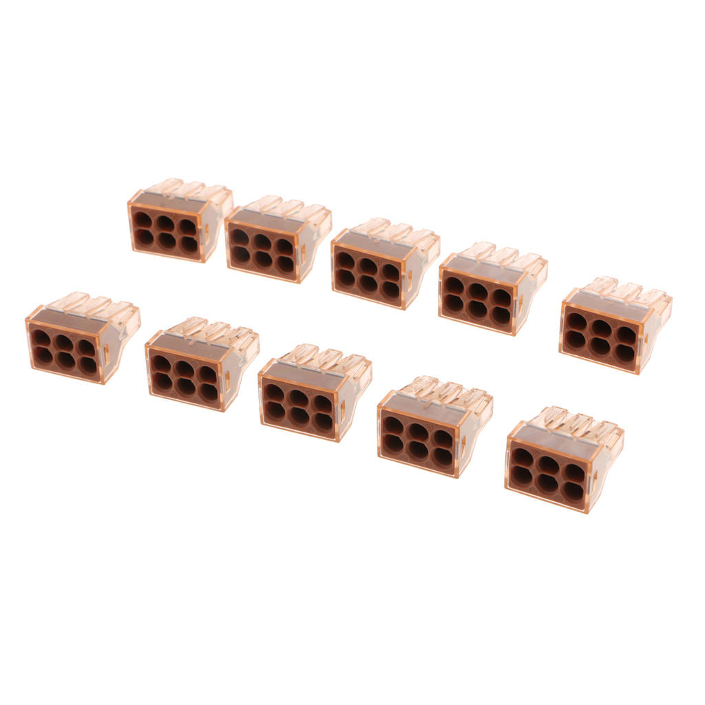 10 Pieces Plug Style Connector Terminals Quick Connect for Electric Wire