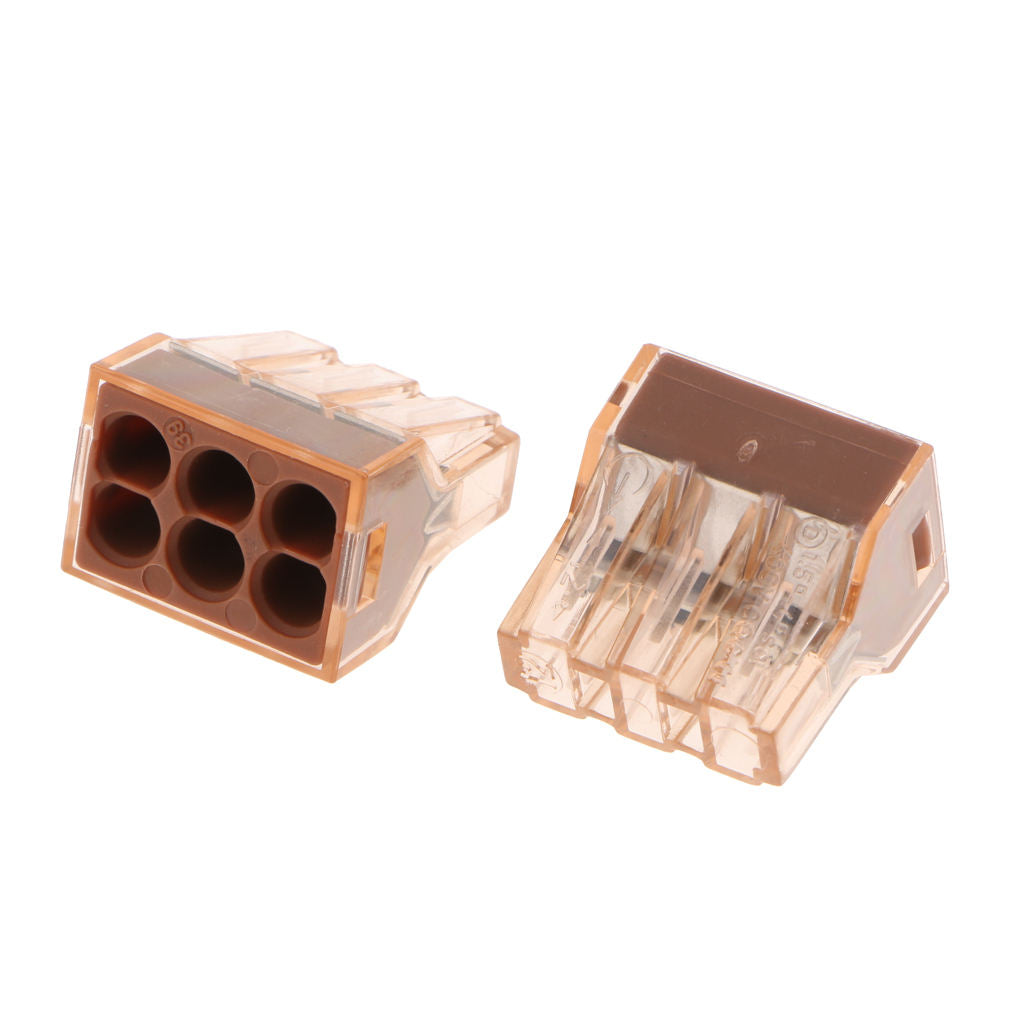 10 Pieces Plug Style Connector Terminals Quick Connect for Electric Wire