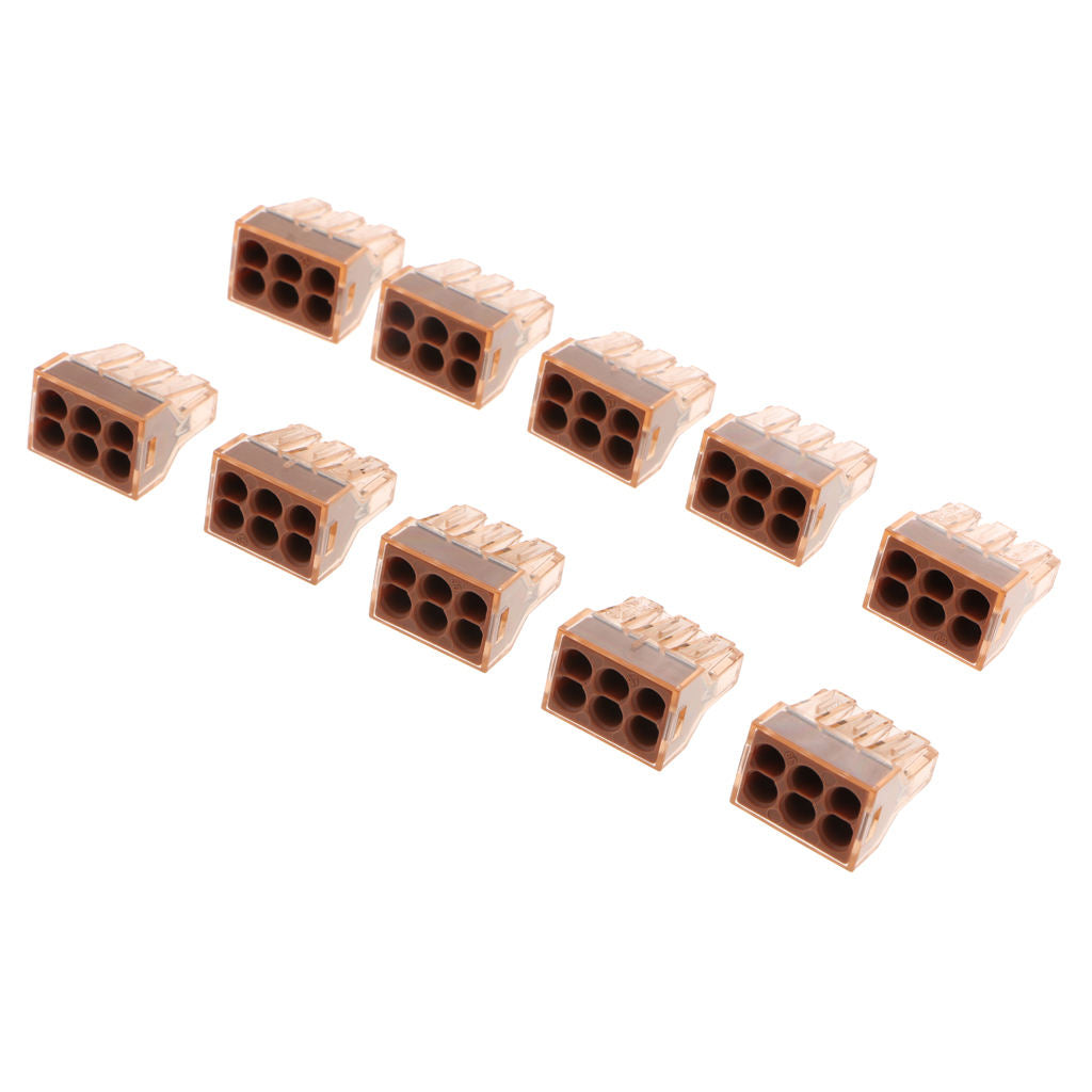 10 Pieces Plug Style Connector Terminals Quick Connect for Electric Wire