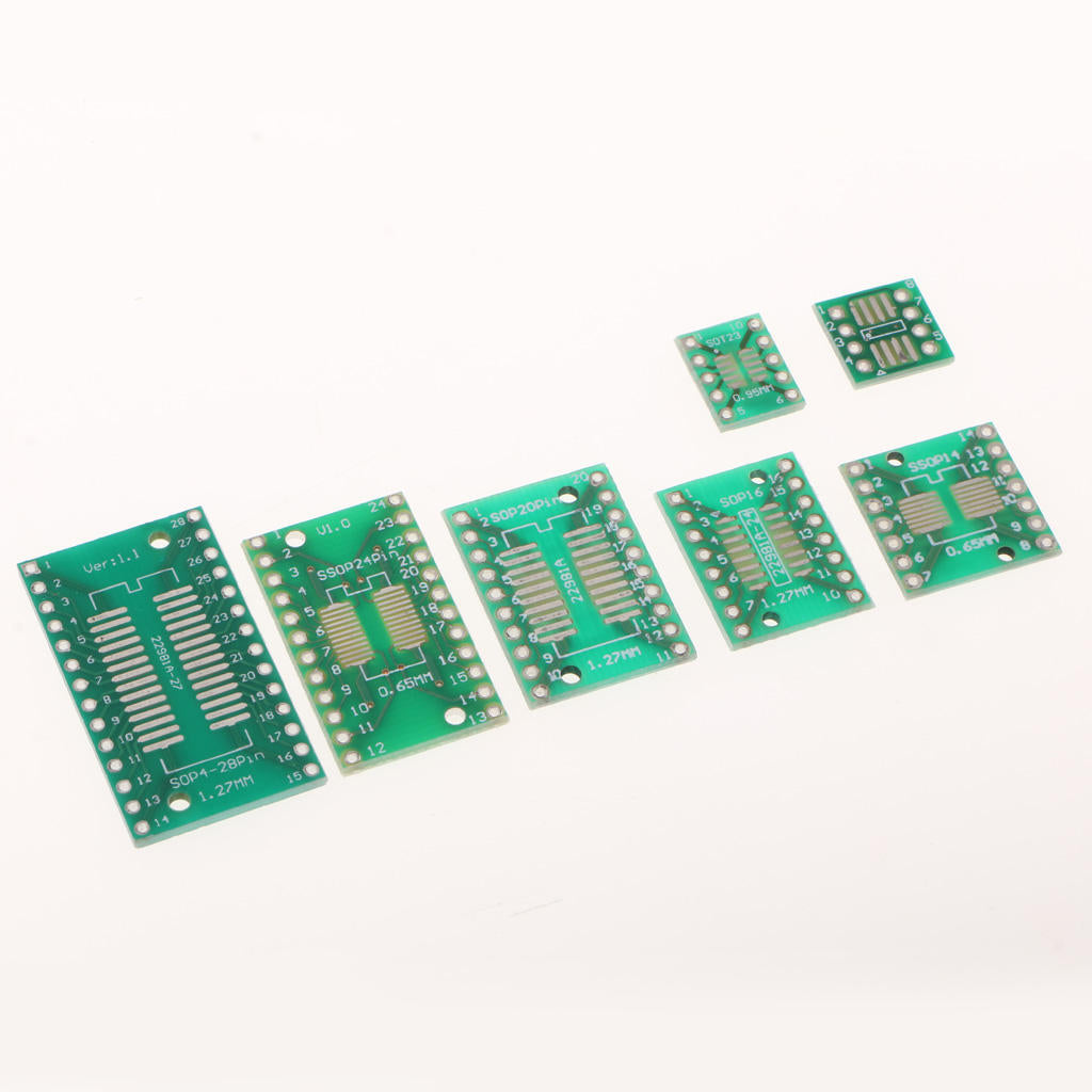 30Pcs SOP MSOP SSOP TSSOP SOT23(8 10 14 16 20 24 28)SMT DIP Board Adapter