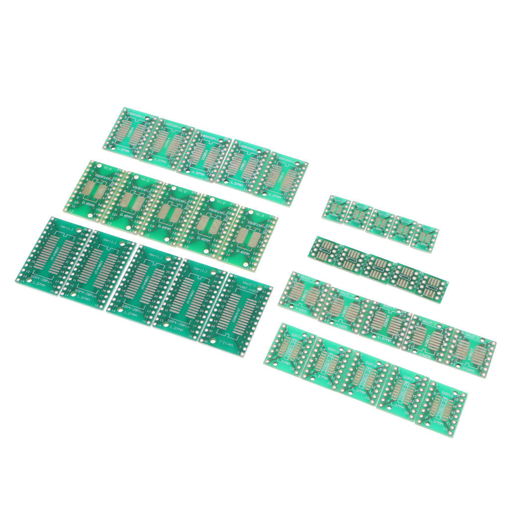 30Pcs SOP MSOP SSOP TSSOP SOT23(8 10 14 16 20 24 28)SMT DIP Board Adapter
