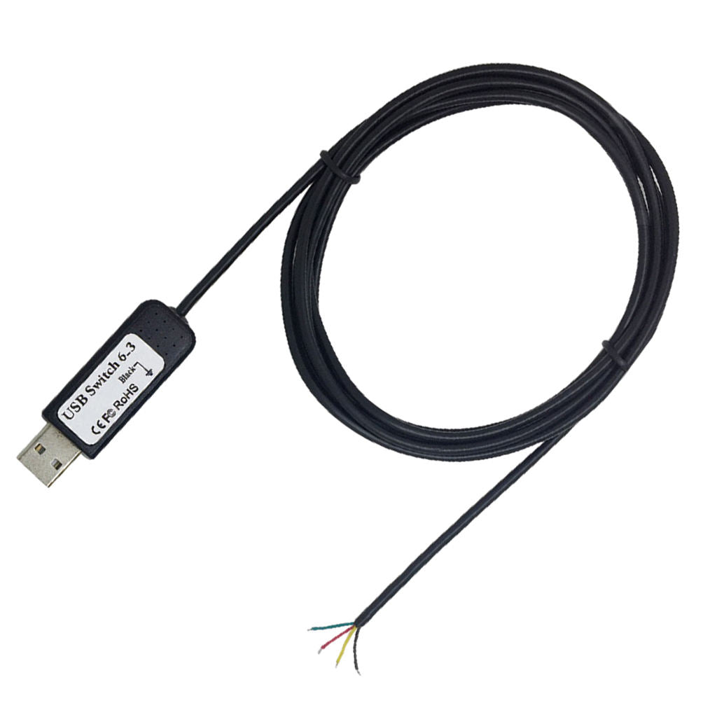 USB Switch Cable Line 7 Core Connect 6pcs Foot Switch Pedals USBSwitch6-6
