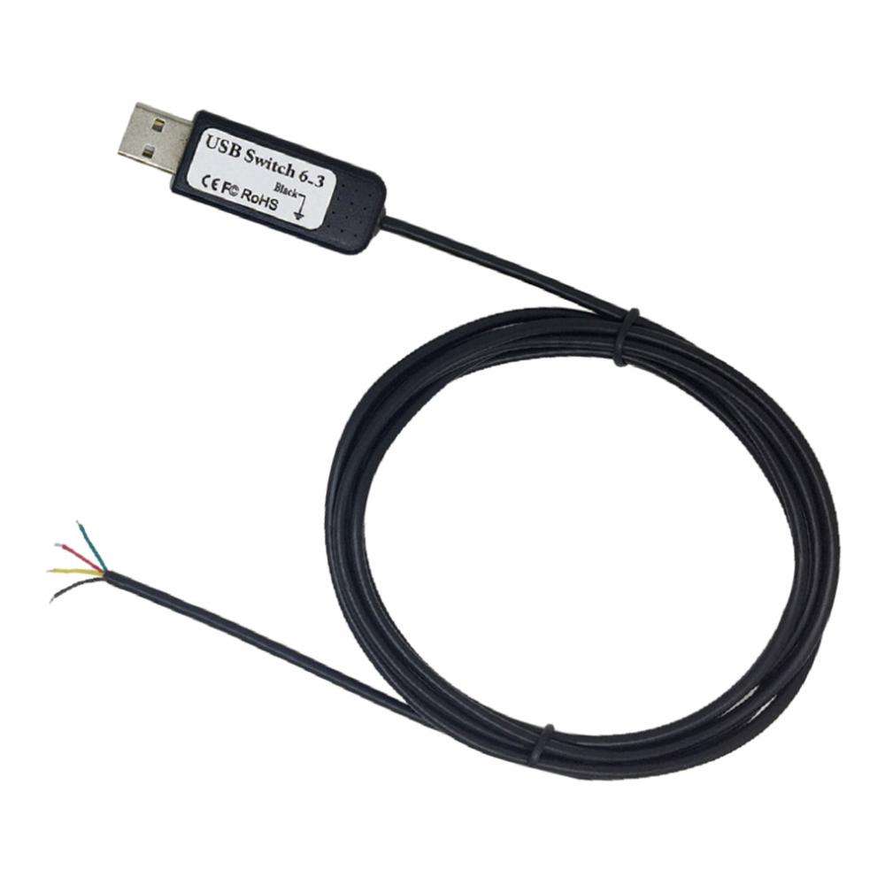 USB Switch Cable Line 7 Core Connect 6pcs Foot Switch Pedals USBSwitch6-6