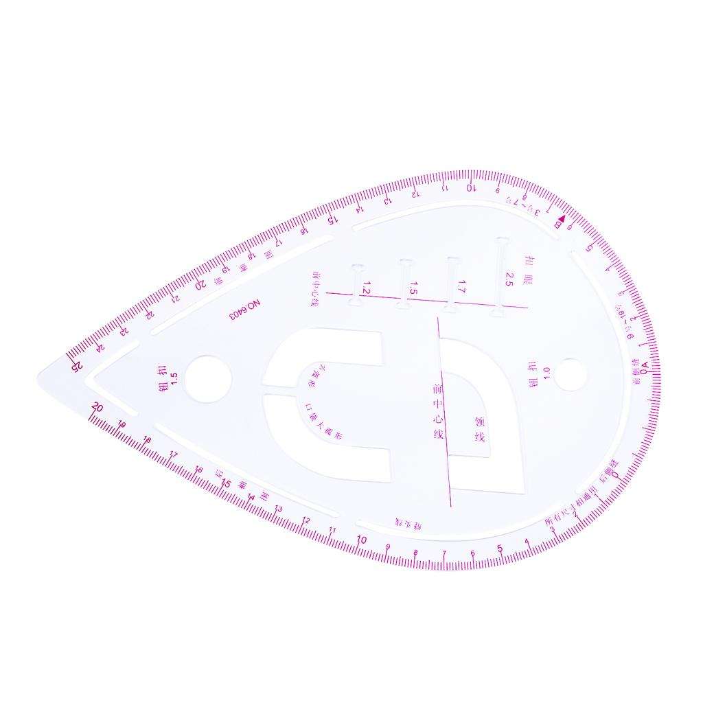6pcs / Set   Multi - Function   Curve   Ruler   Garment   Sewing   Dressmaking