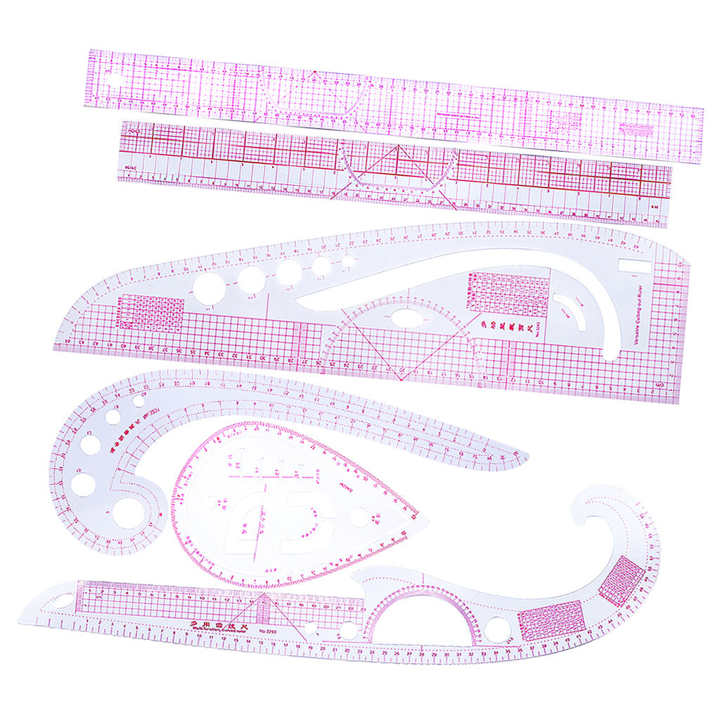 6pcs / Set   Multi - Function   Curve   Ruler   Garment   Sewing   Dressmaking