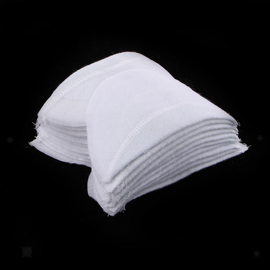 20 Pcs Cotton Shoulder Pads Shoulder Sewing Accessories for Unisex Clothes
