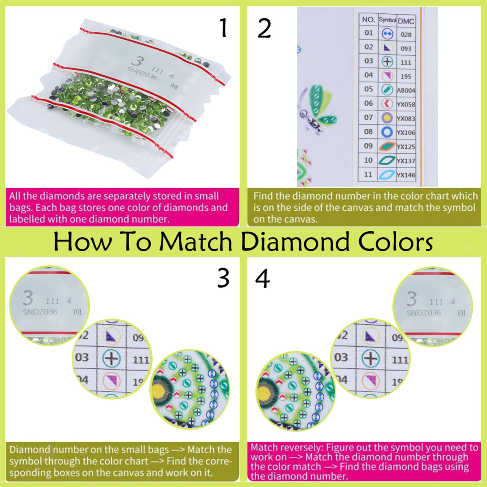 Sparkling Rhinestones 5D Diamonds Painting DIY Nail Art Beads Supplies