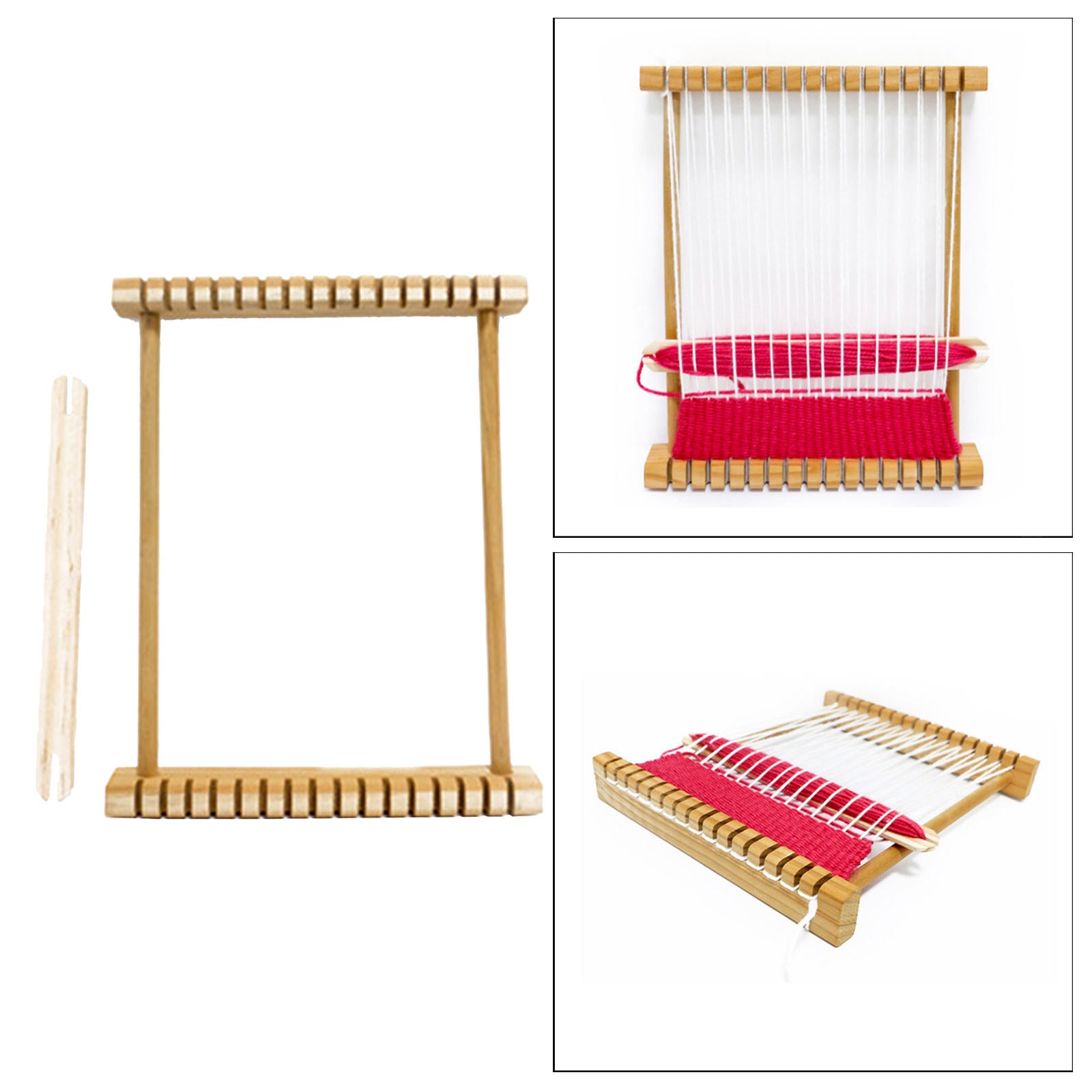 Wooden Weaving Loom Arts & Crafts Extra-Large Frame Multi-Craft for DIY Weaving