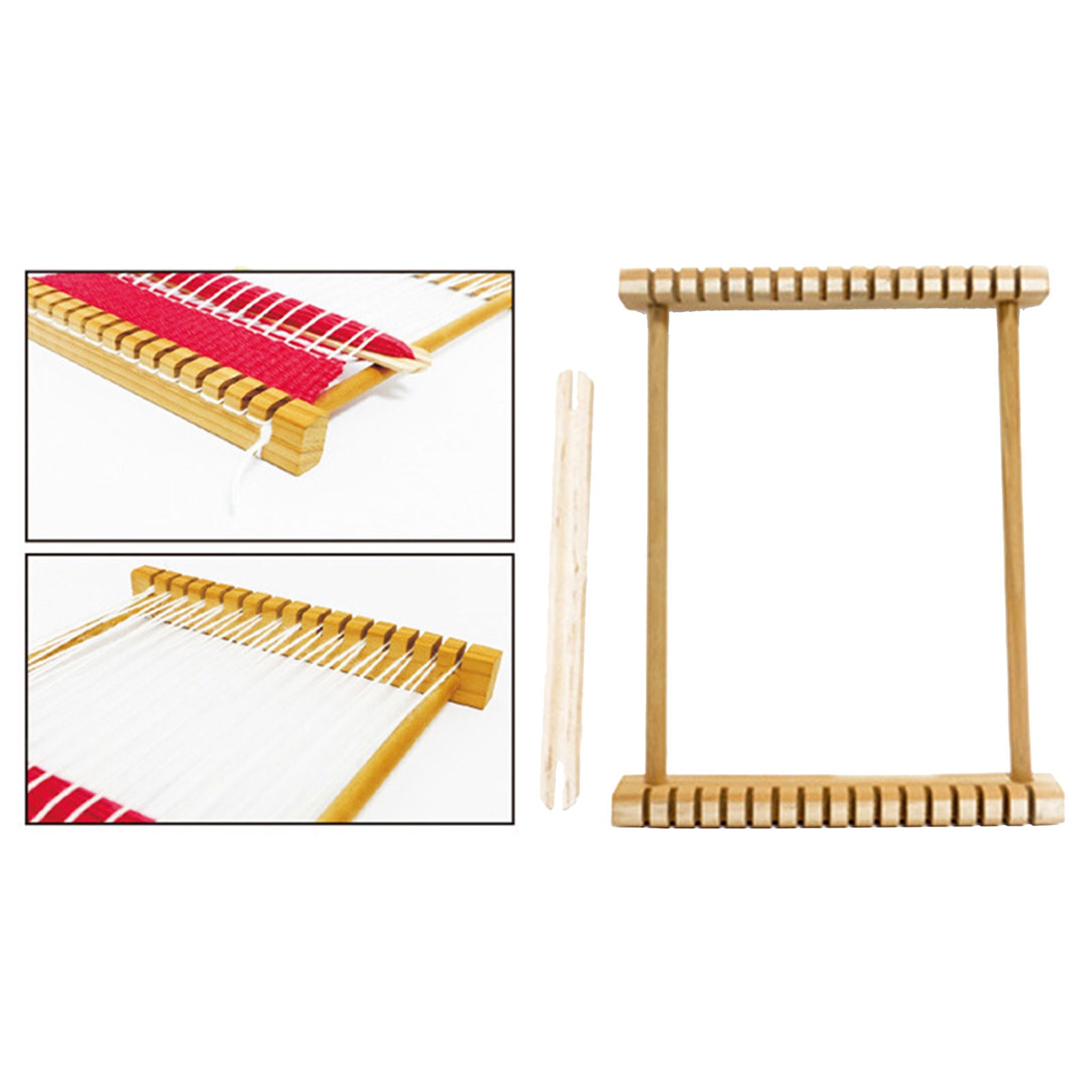Wooden Weaving Loom Arts & Crafts Extra-Large Frame Multi-Craft for DIY Weaving