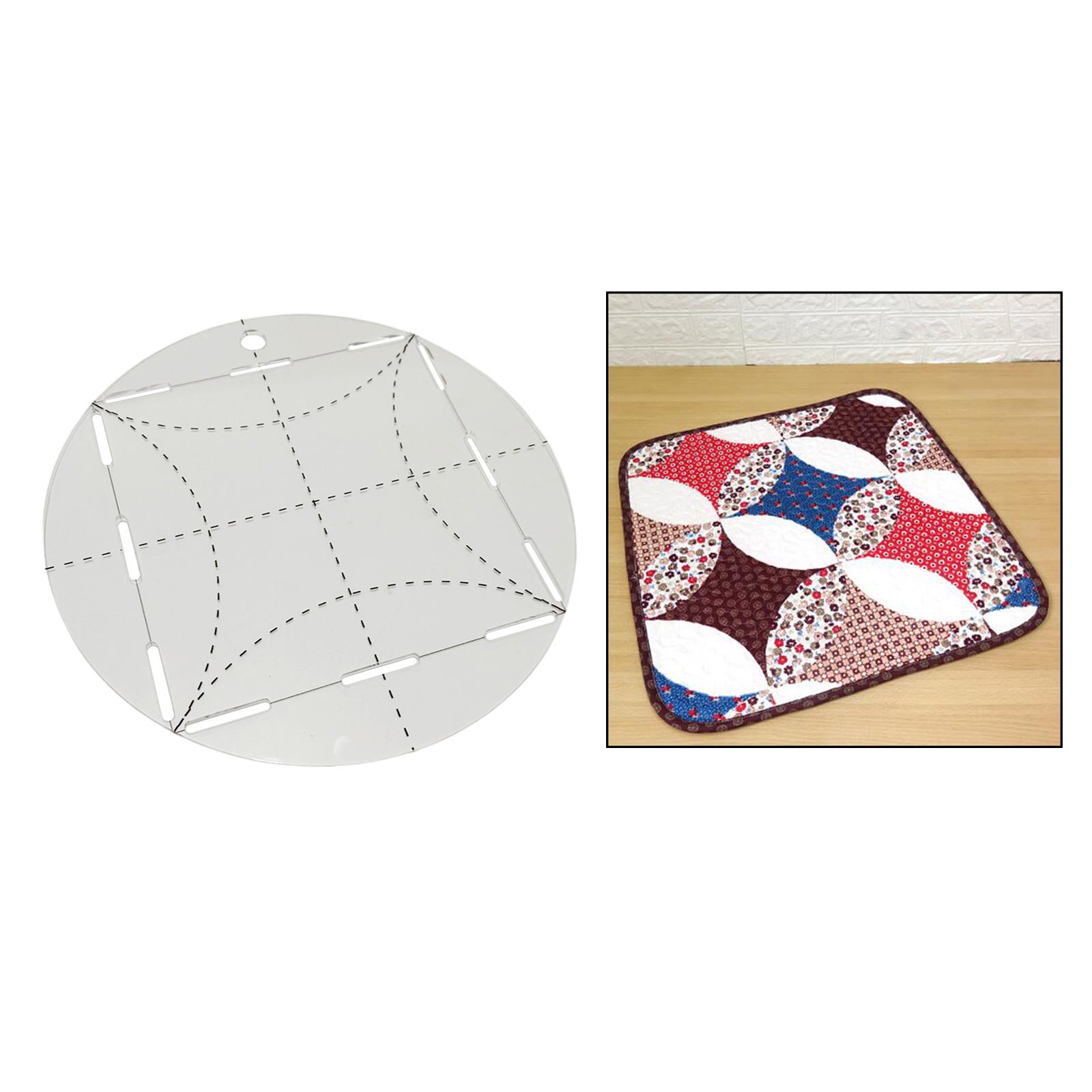 Sewing Quilting Ruler, DIY Patchwork Free Motion Circle Domestic Machine