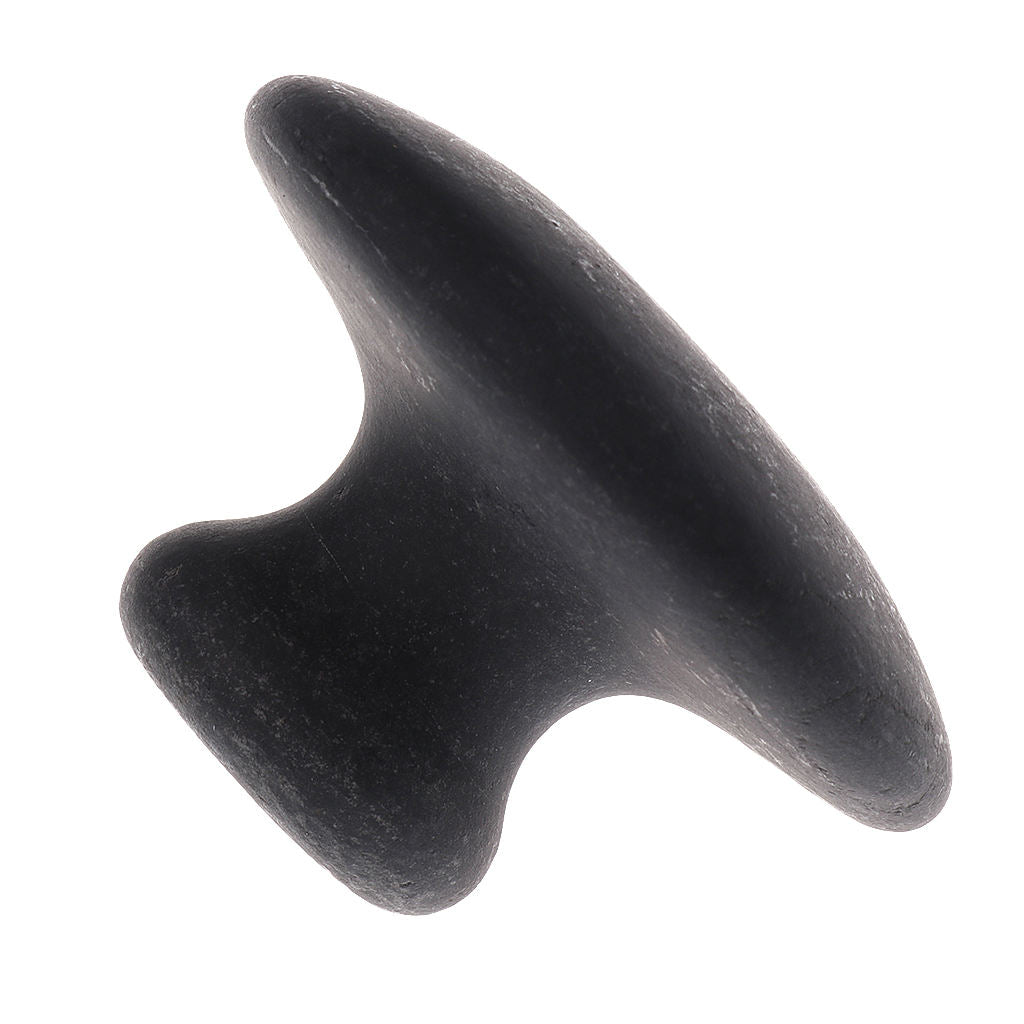 Massage Stone Natural   Basalt Hot Rock Stone Sets for Spa Gua Sha Black