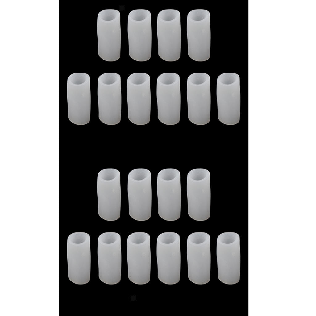 20pcs Finger Protector Silicone Gel Toe   Cover Pad Protectors Feet Care S