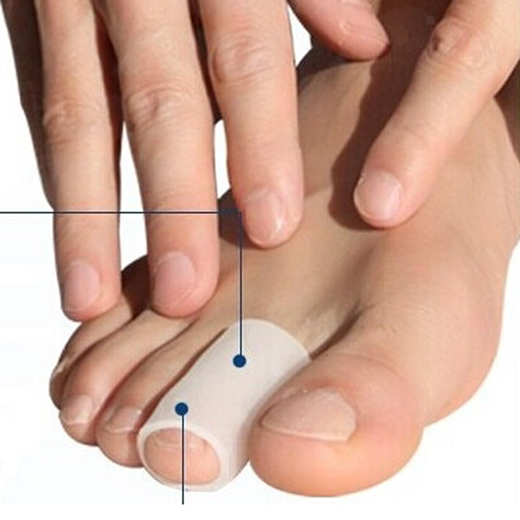 20pcs Finger Protector Silicone Gel Toe   Cover Pad Protectors Feet Care S