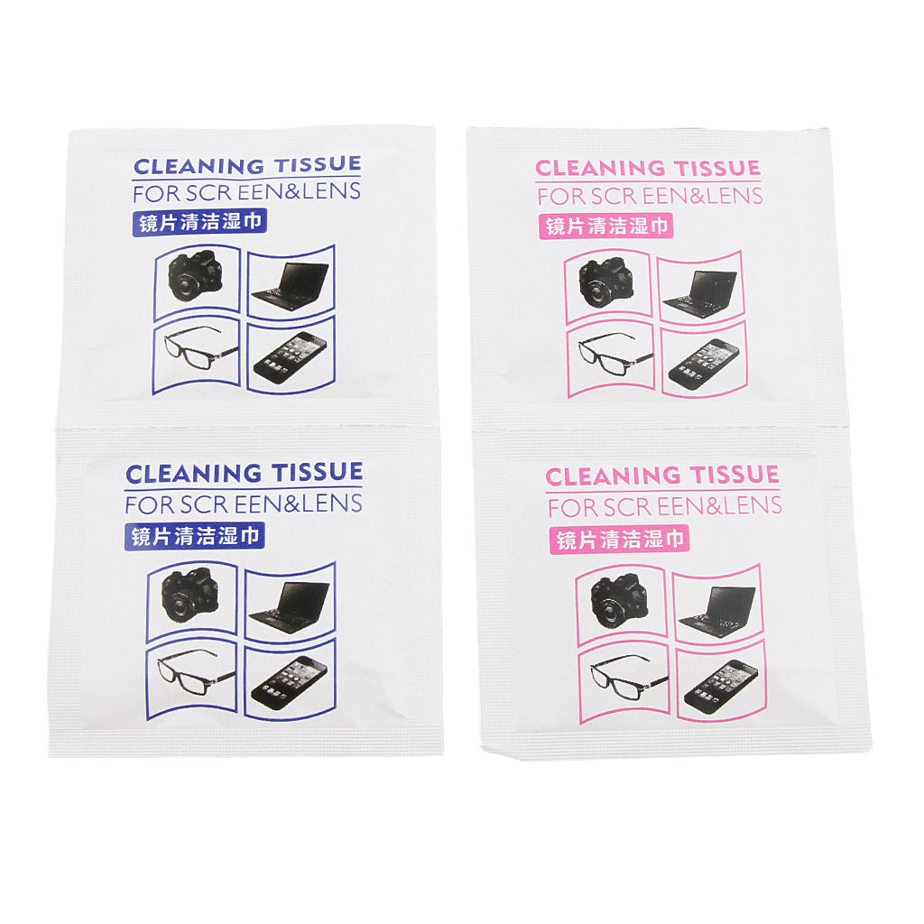 Portable Eyeglasses Screen Lens Cleaning Wipes Moistened Paper 30 Pieces 03