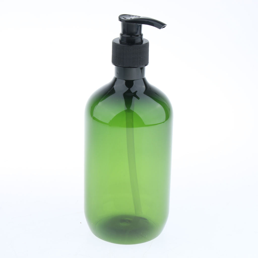 6 Pieces 500ml Refillable Pump Bottle Empty Shampoo Dispensing Container
