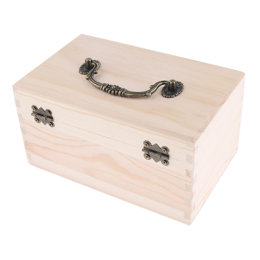 3 Pcs Natural Wood Essential Oils Storage Box Display Carry Case Holder
