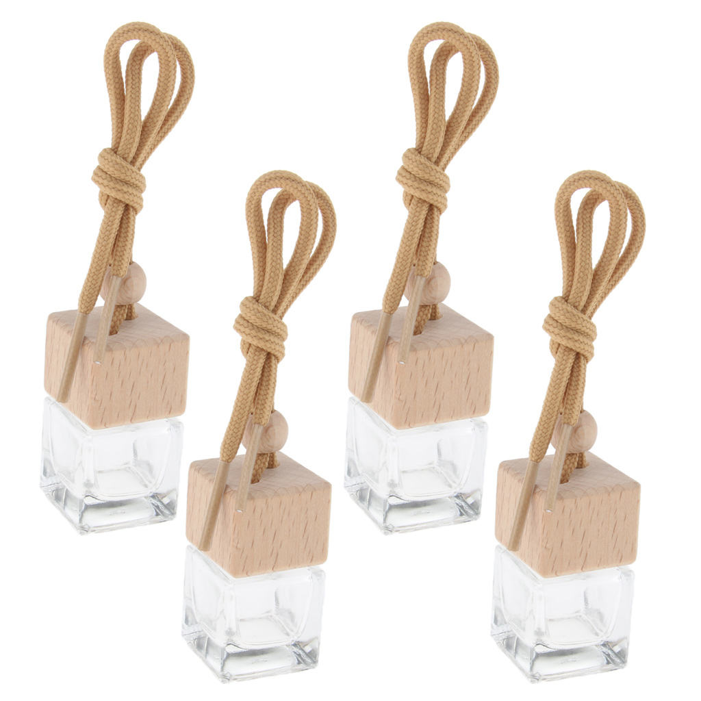 4 Pcs Perfume Bottle Pendant Home Car Accessories