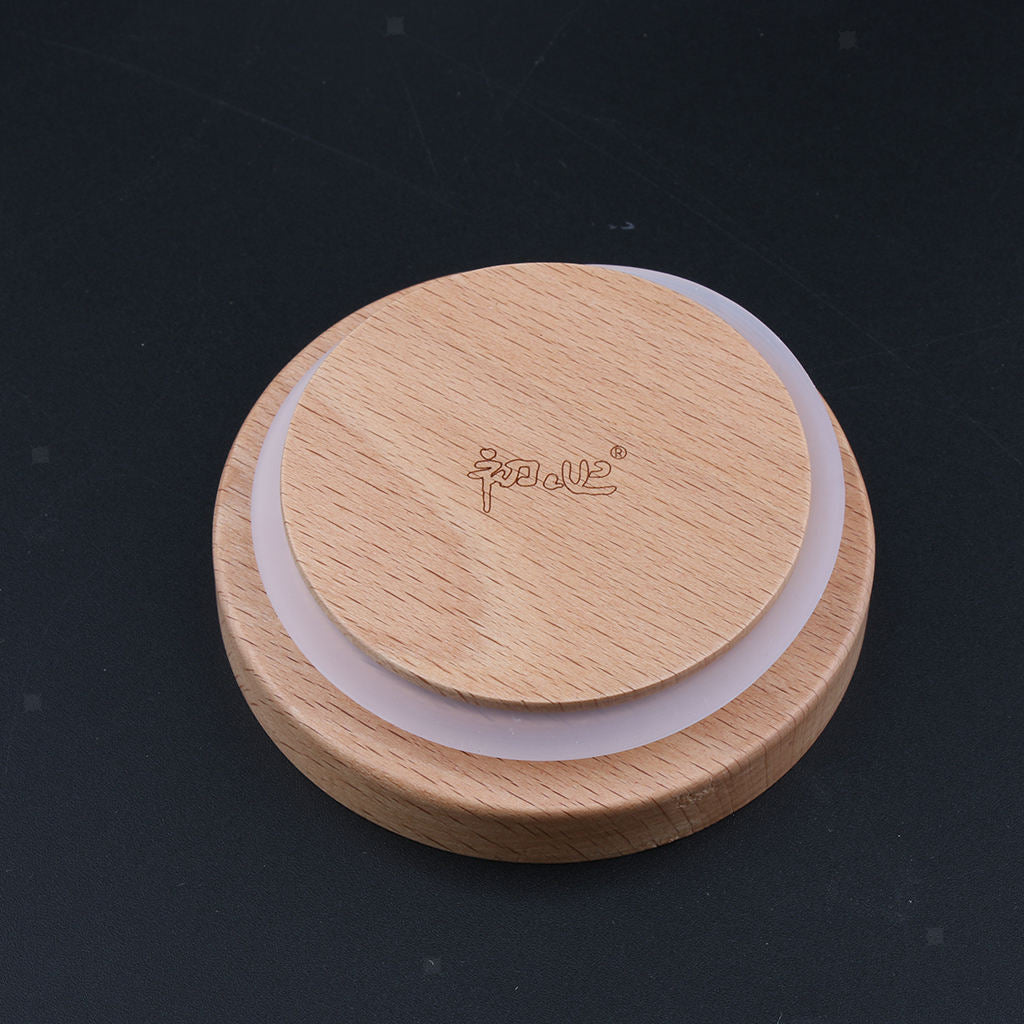 Food Storage Jar Canister with Beech Wooden Lid for Tea Coffee Spice 750ML