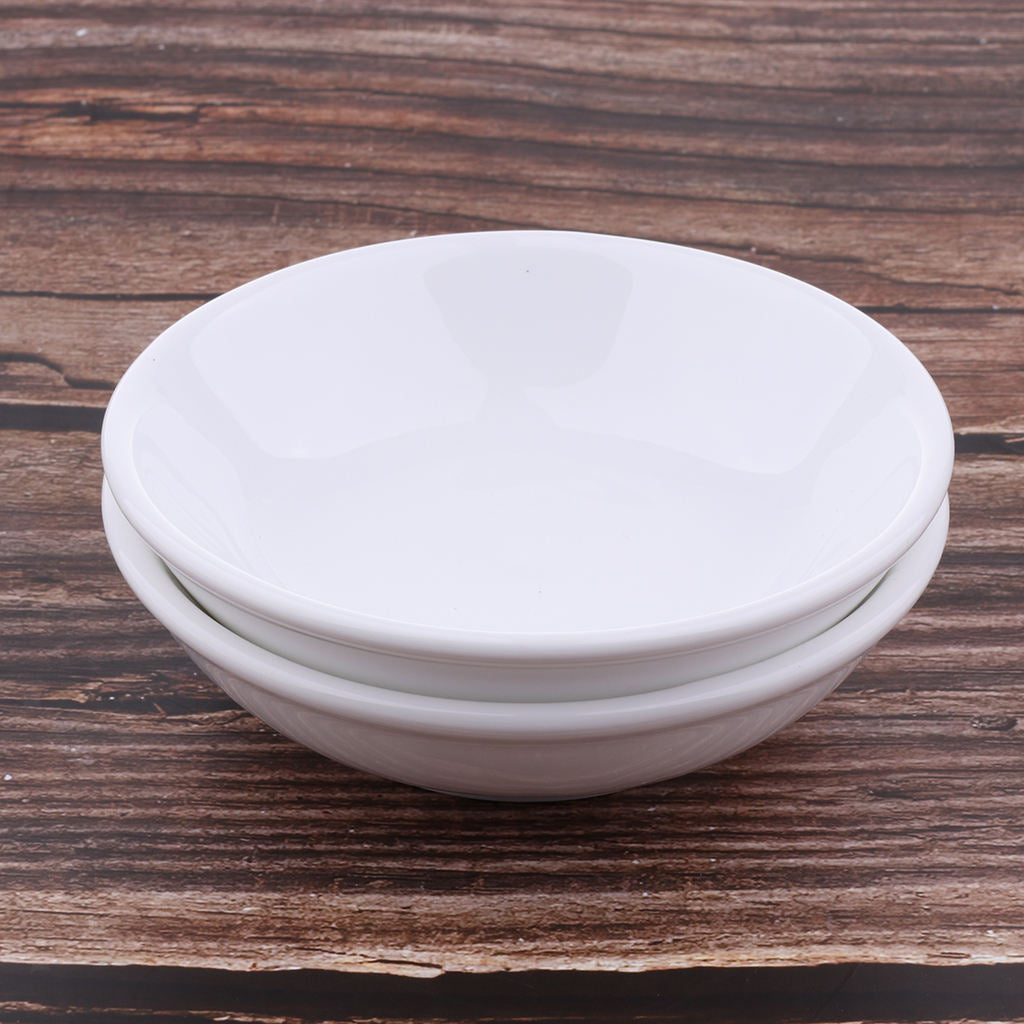2Pcs High Quality Round Replacement Ceramic Dish For Electric Burner Warmer