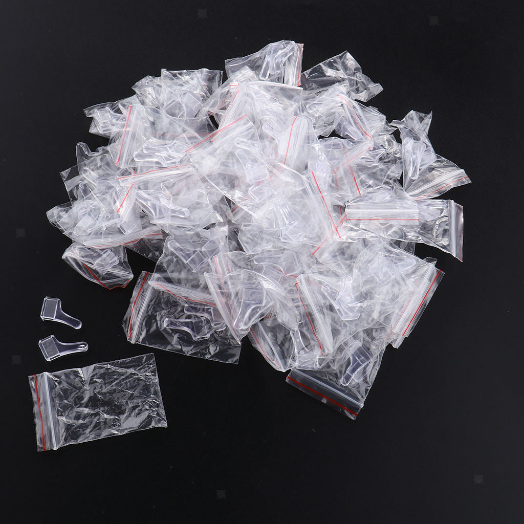 50 Pairs Eyeglasses Glasses Silicone Ear Grips Hook (Transparent)