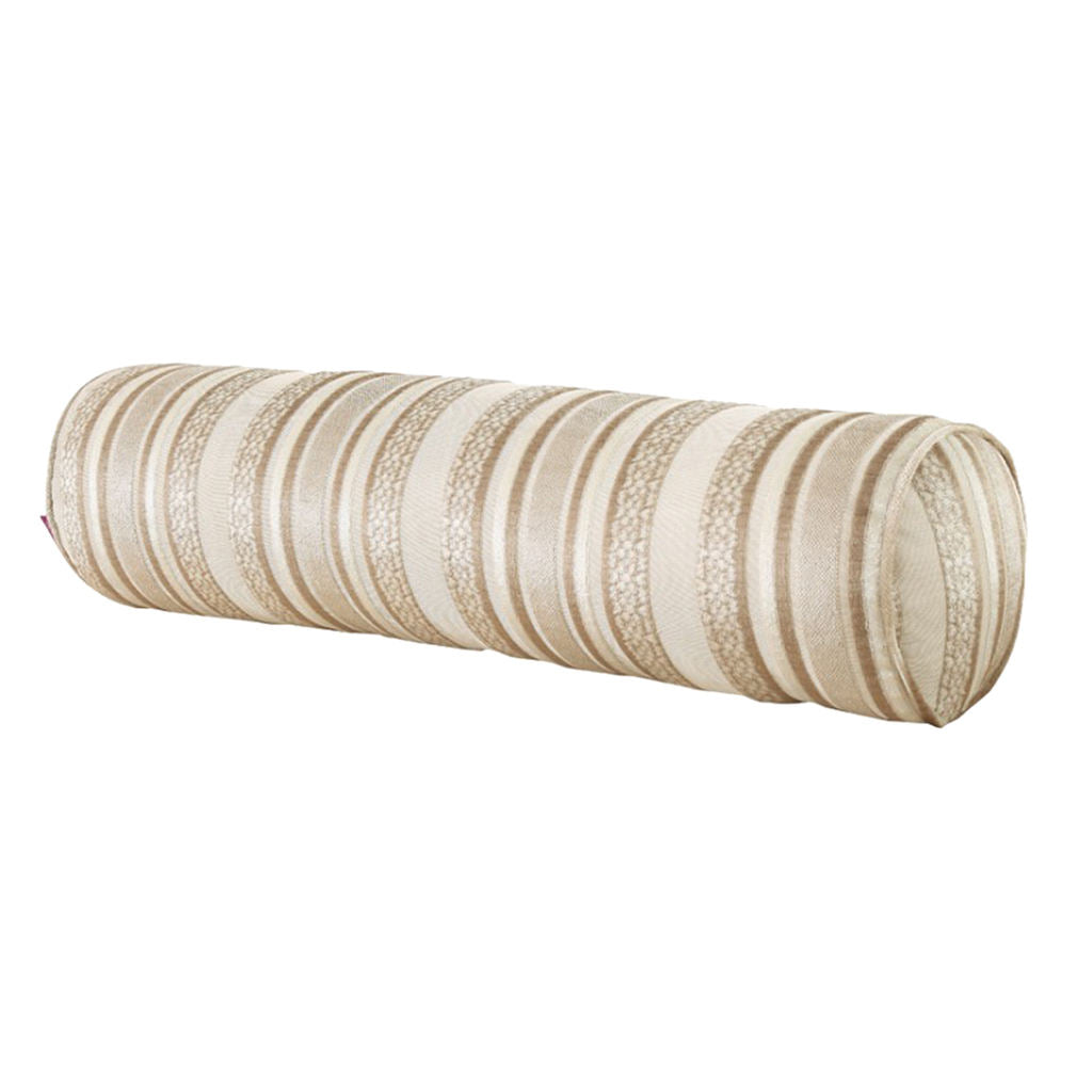 Neck Cervical Spine Pillow Round Foot Support Bolster Cushion for Car White