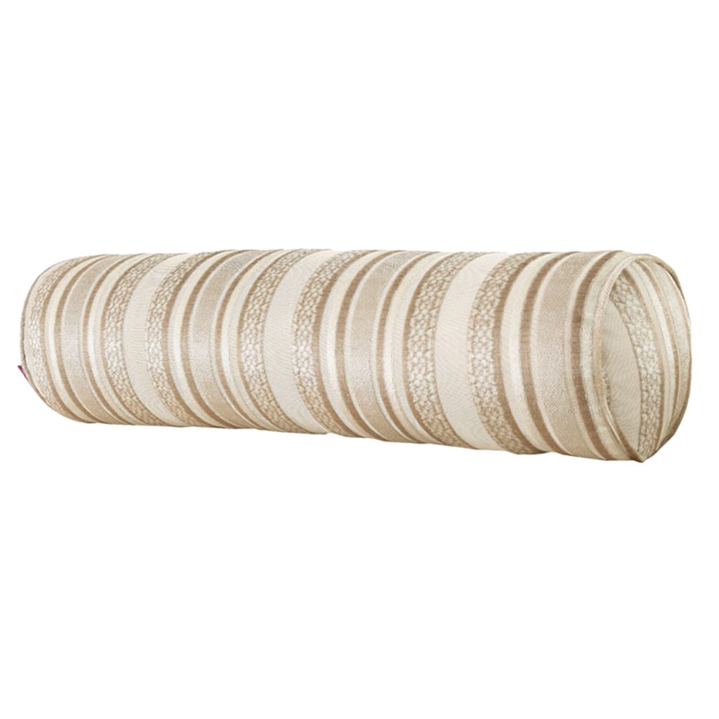 Neck Cervical Spine Pillow Round Foot Support Bolster Cushion for Car White