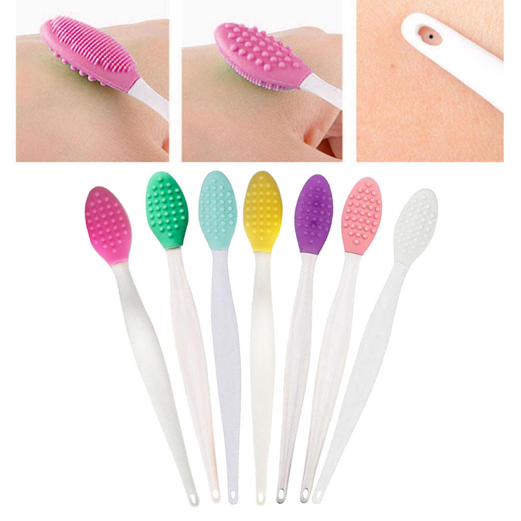 7Pcs Facial Cleansing Brush Peeling Blackhead Remove Massager Makeup Tools