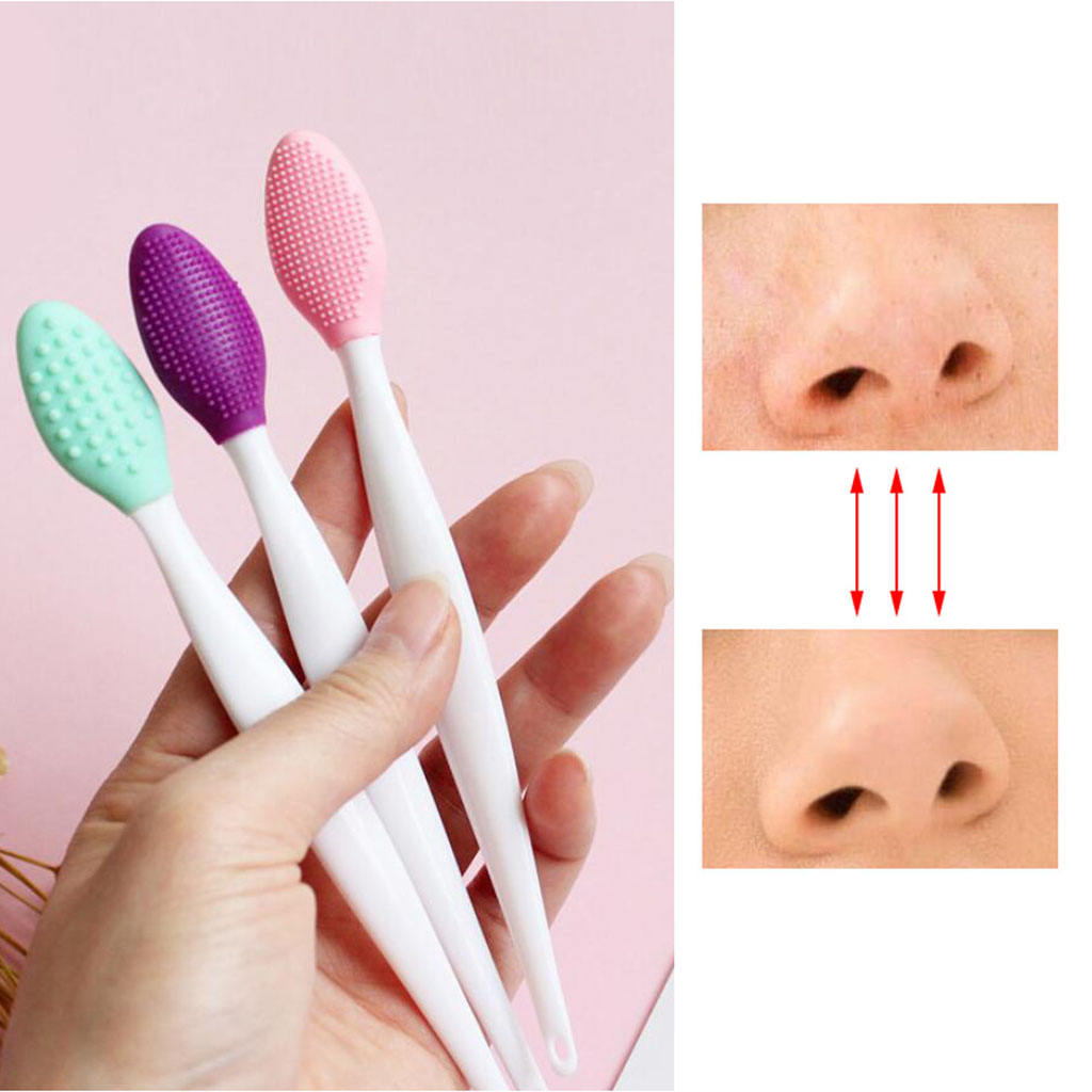 7Pcs Facial Cleansing Brush Peeling Blackhead Remove Massager Makeup Tools