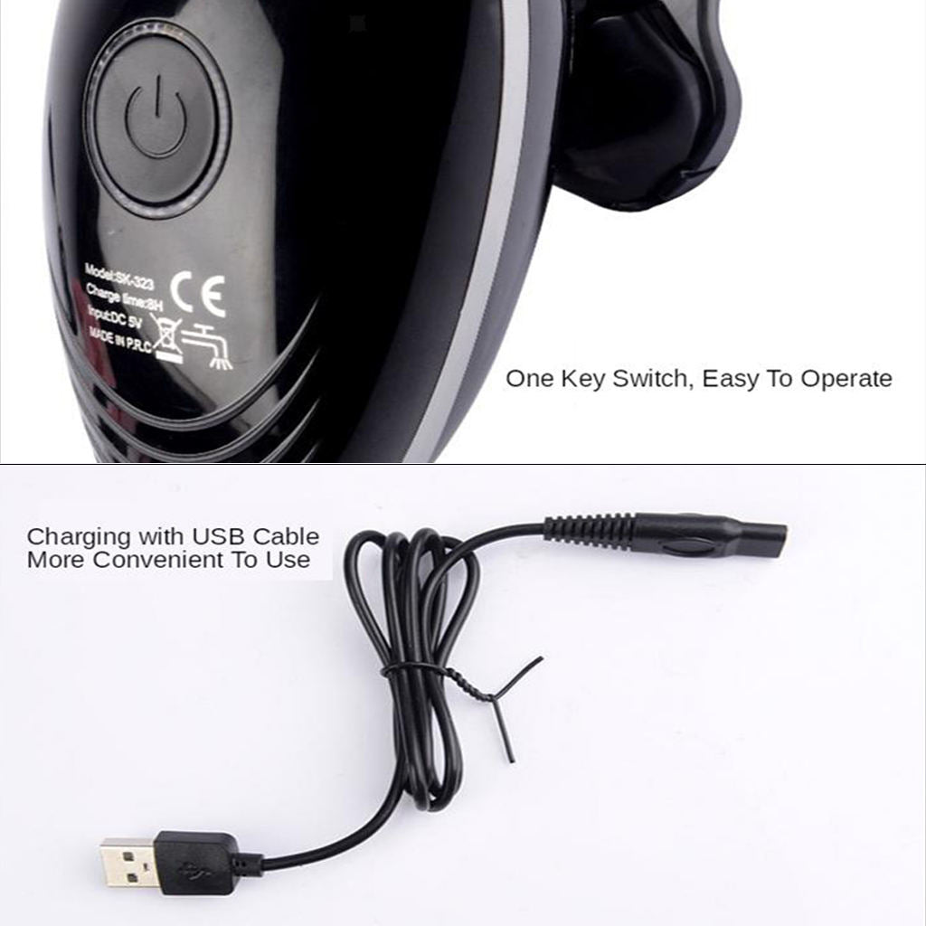 Multi-functional Electric Shaver Nose Hair Trimmer USB Rechargeable Razor
