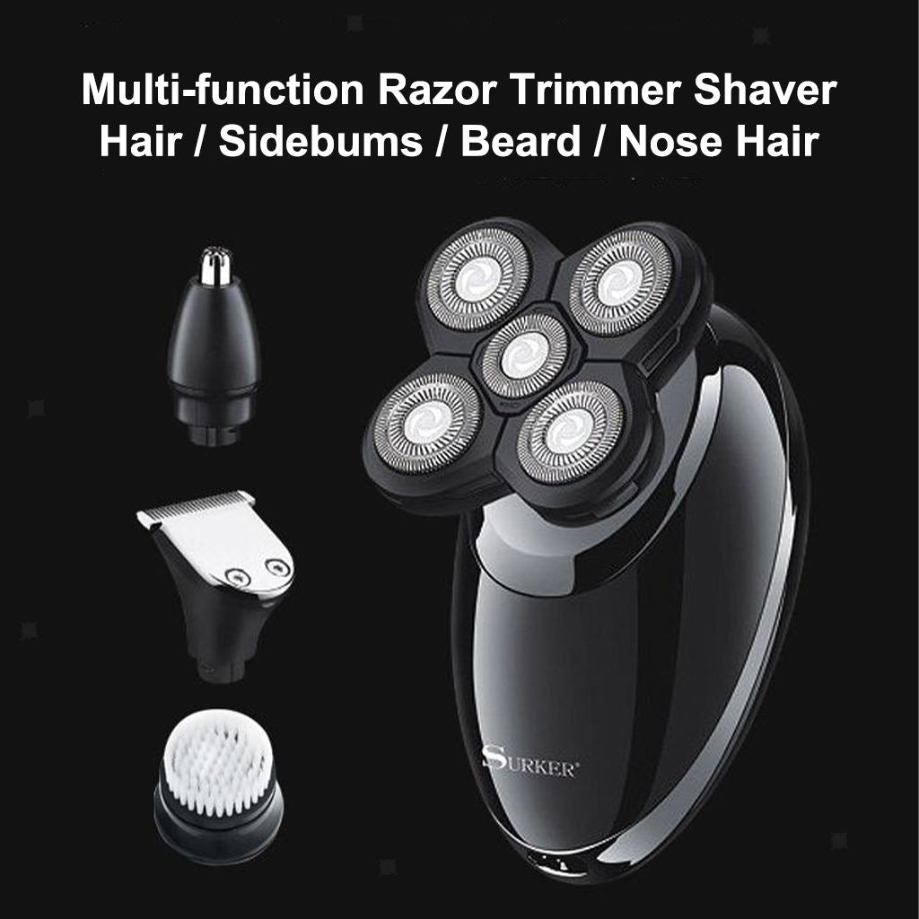Multi-functional Electric Shaver Nose Hair Trimmer USB Rechargeable Razor