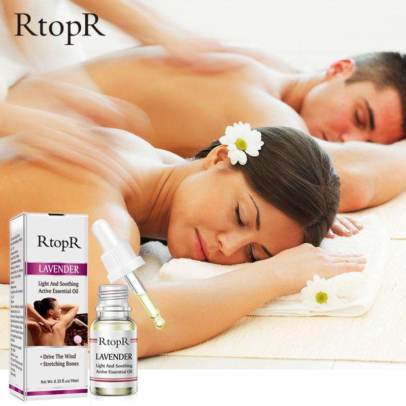 Natural Lavender Essential Oil Sleep Well Diffuser Massage Oil Glass Dropper