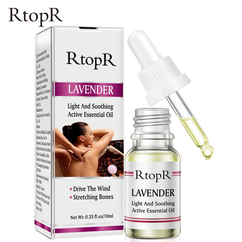 Natural Lavender Essential Oil Sleep Well Diffuser Massage Oil Glass Dropper