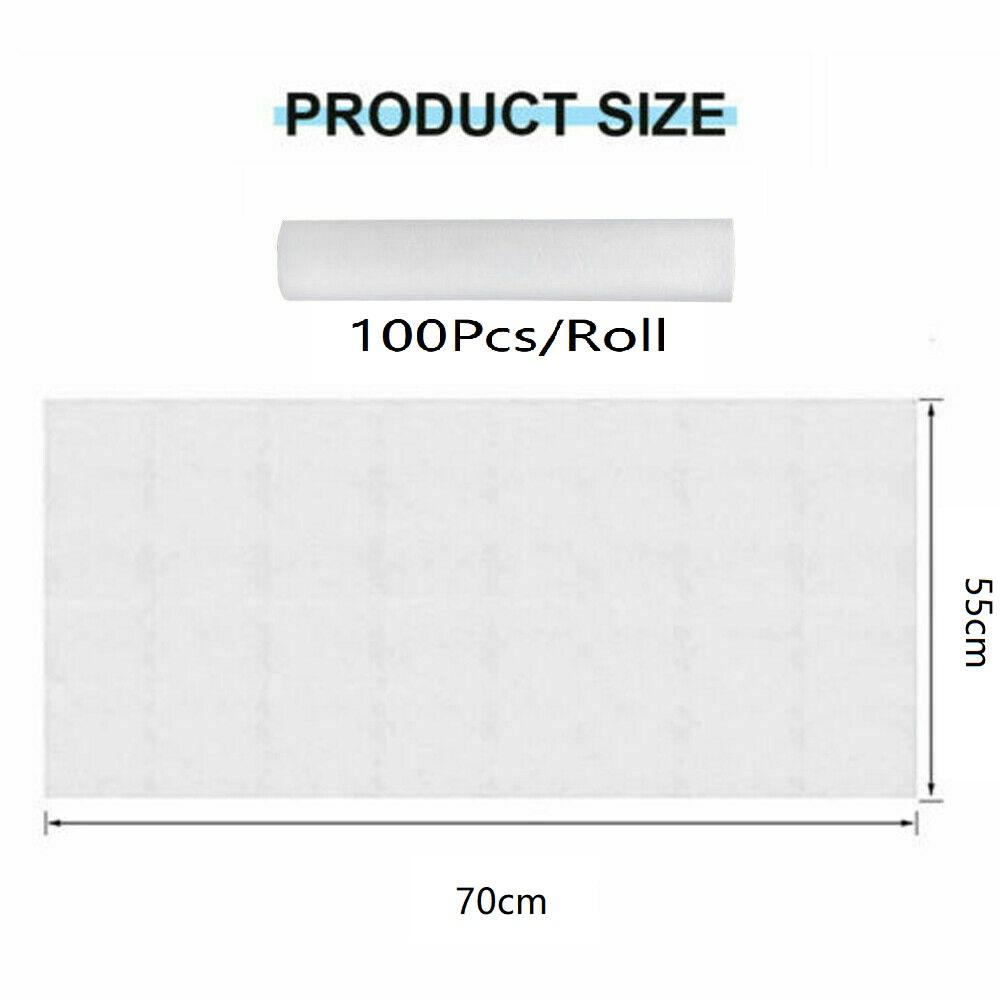 100PCS Disposable Non-woven Bed Sheet Massage Table Paper Roll Waterproof Bed