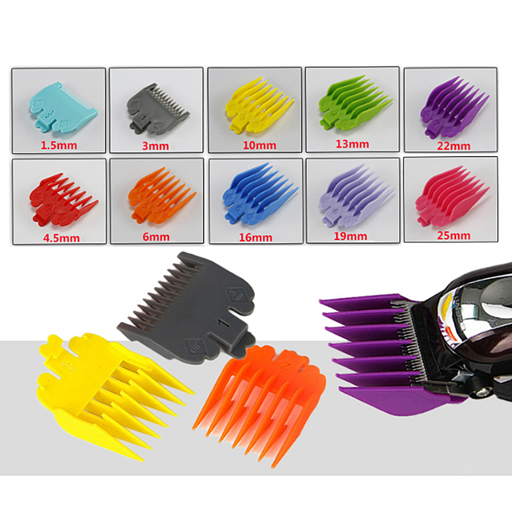 Universal Hair Clipper Guide Limit Comb Multi Size Barber Tool 3pcs