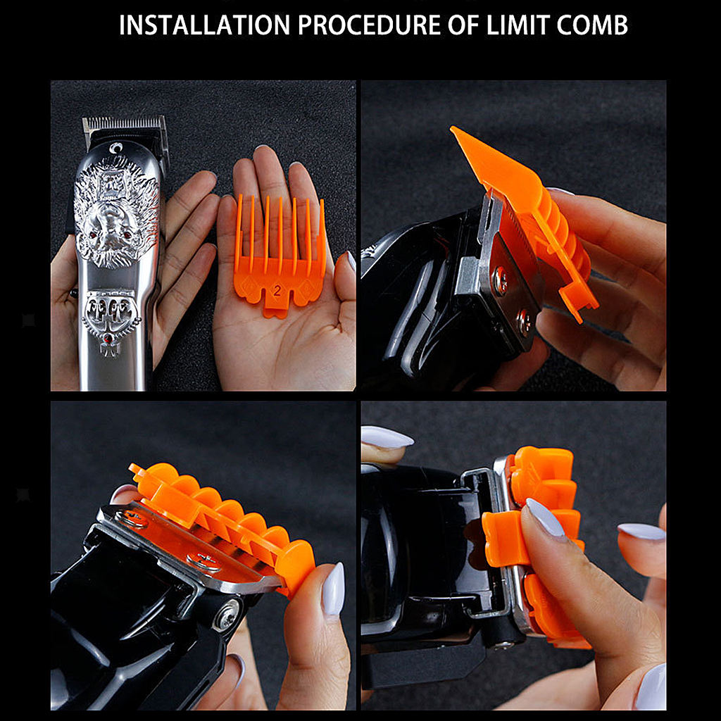 Universal Hair Clipper Guide Limit Comb Multi Size Barber Tool 3pcs