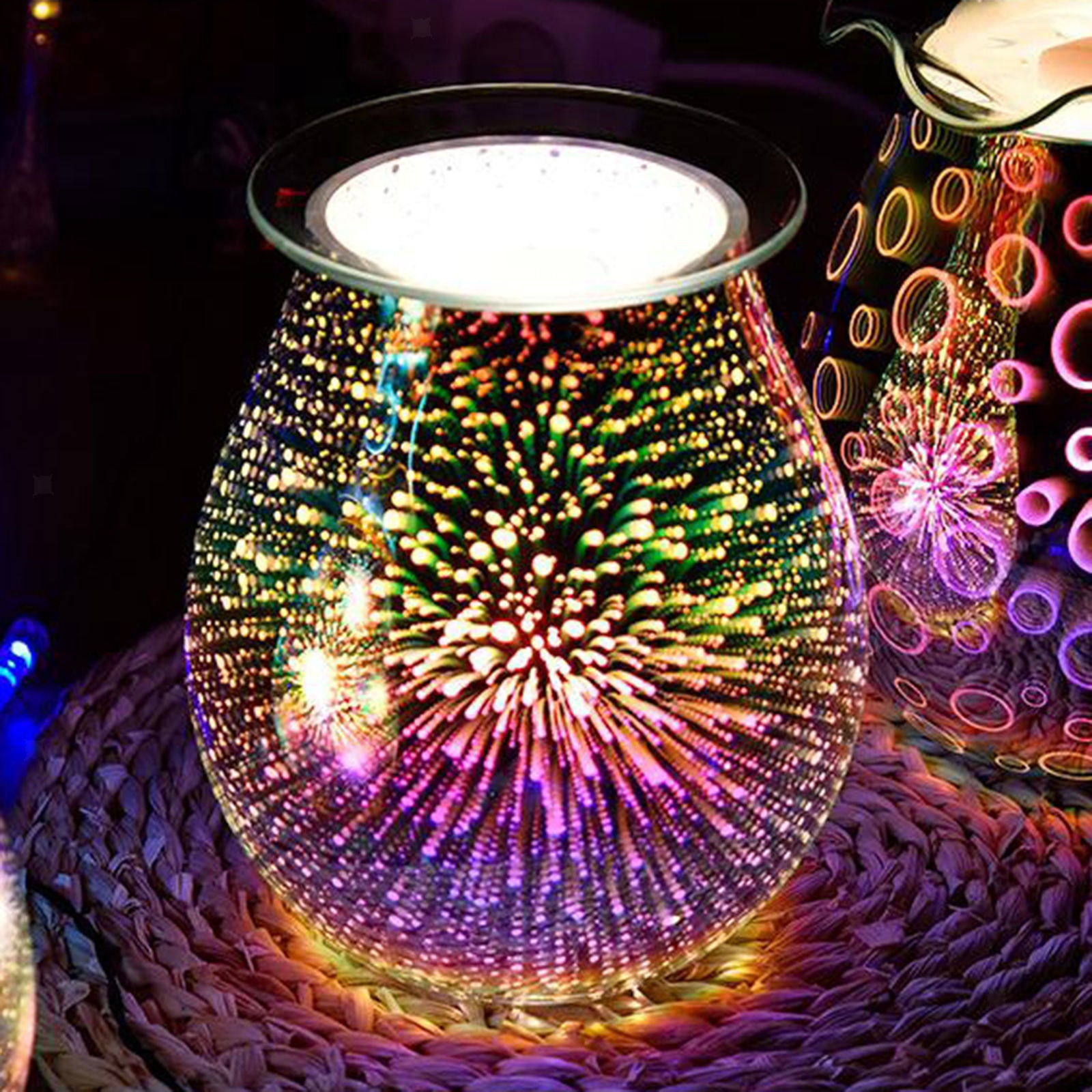 Electric Wax Melter Candle Warmer, Fragrance Incense Oil Warmer Night Light